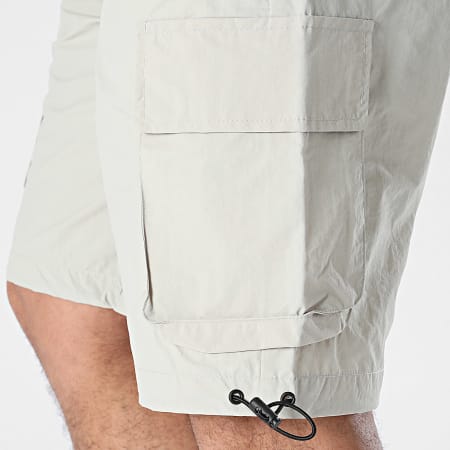 Frilivin - Pantalones cortos cargo gris claro