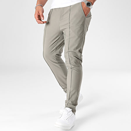 Frilivin - Pantalon Gris Clair