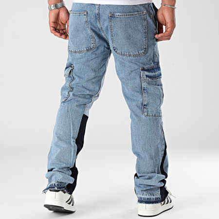 Frilivin - Blauwe Denim Cargo Jeans