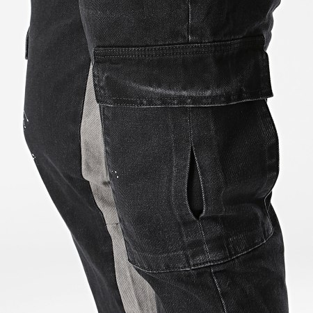 Frilivin - Zwarte Cargo Jeans