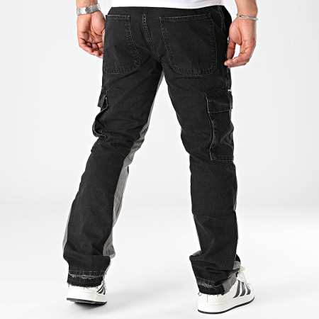 Frilivin - Zwarte Cargo Jeans