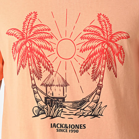 Jack And Jones - Maglietta arancione Aruba