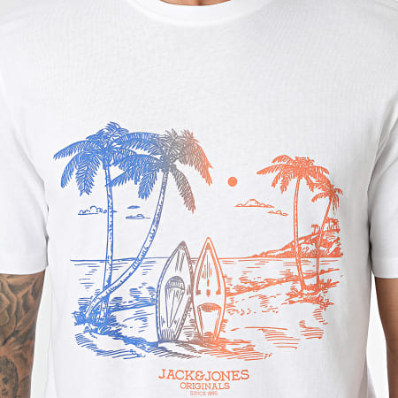 Jack And Jones - Tee Shirt Aruba Blanc
