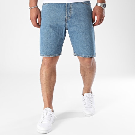 Jack And Jones - Tony Pantalones cortos vaqueros azules sueltos