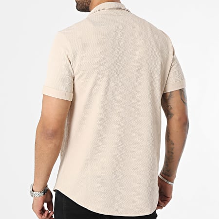 KZR - Camisa de manga corta beige
