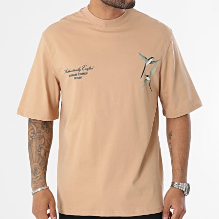 KZR - Camiseta oversize beige