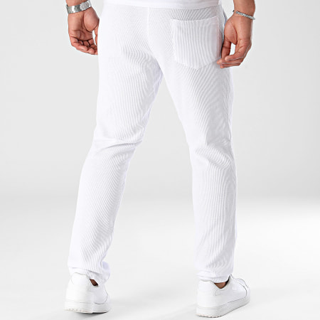 KZR - Pantaloni da jogging bianchi