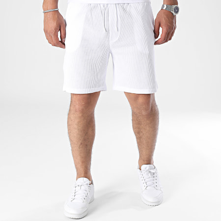KZR - Pantaloncini da jogging bianchi