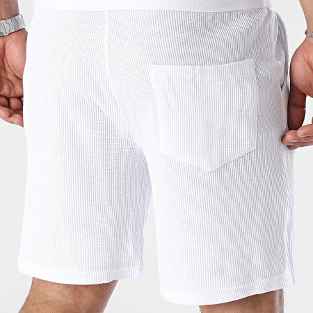 KZR - Pantalones cortos de jogging blancos