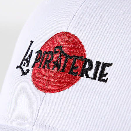 La Piraterie - Casquette Red Moon Blanc Rouge Noir