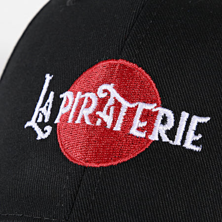 La Piraterie - Red Moon Cap Negro Rojo Blanco