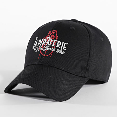 La Piraterie - Gorra Corazón Negro Blanco Rojo