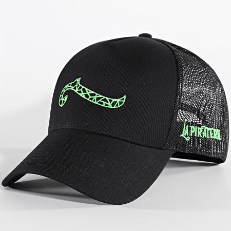 La Piraterie - Trucker Futur Cap Zwart Groen