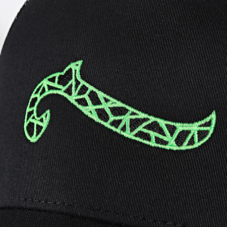 La Piraterie - Cappello Futur Trucker Nero Verde