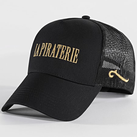 La Piraterie - Casquette Trucker Scarface Noir Doré