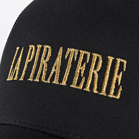 La Piraterie - Casquette Trucker Scarface Noir Doré