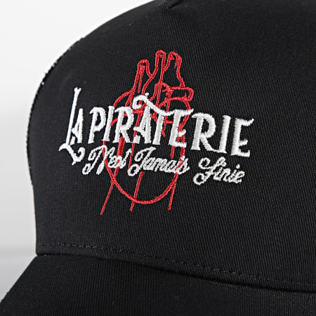 La Piraterie - Casquette Trucker Coeur Noir