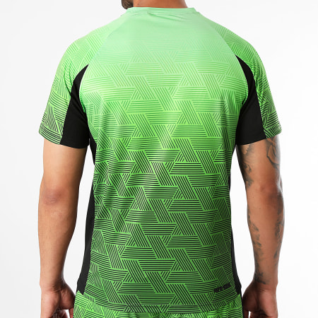 MA9 Mafia Nueve - Set maglietta e pantaloncini da jogging Gradiente Volt Green