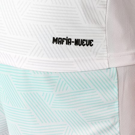 MA9 Mafia Nueve - Set di maglietta e pantaloncini da jogging Gradiente Fresh Icy