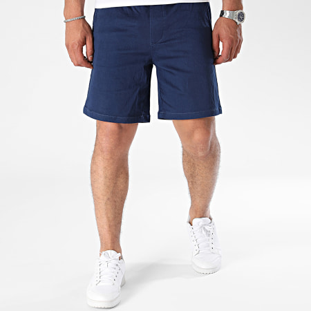 Classic Series - Fuzze Chino Korte Broek Marine Blauw