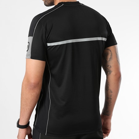 Comme Des Loups - Conjunto de camiseta negra Run y pantalón corto Jogging
