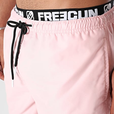 Freegun - Short De Bain Boardshort Rose Clair