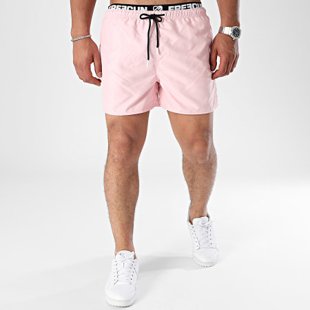 Freegun - Short De Bain Boardshort Rose Clair