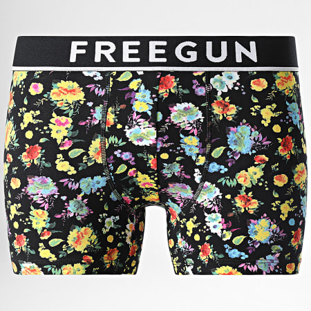 Freegun - Boxer Ser1 Noir Multi Floral