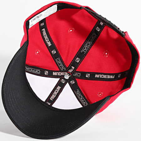 Freegun - Gorra One Piece Beige Rojo Negro