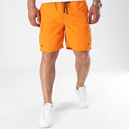 Jack And Jones - Short De Bain Cargo Fiji Orange