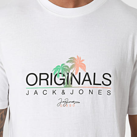 Jack And Jones - Tee Shirt Casey Blanc