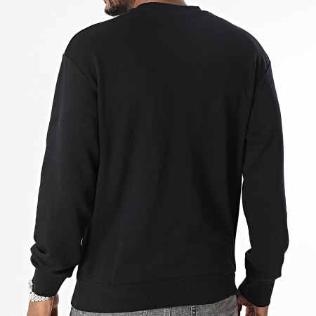 Jack And Jones - Sudadera con logo de verano y cuello redondo Negro