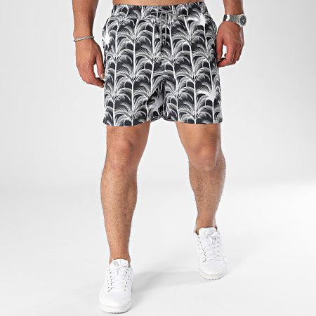 Jack And Jones - Short De Bain Fiji Noir Blanc