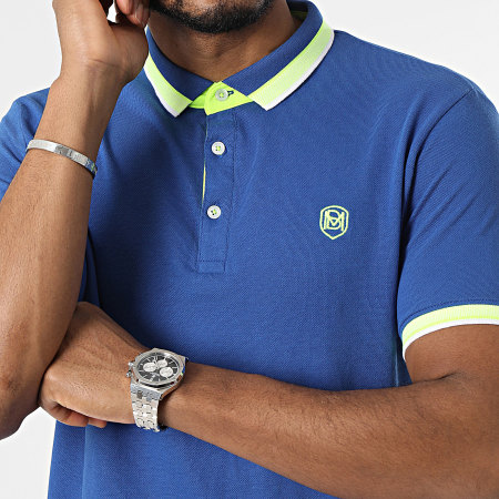 Classic Series - Polo manica corta blu reale verde