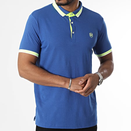 Classic Series - Polo manica corta blu reale verde