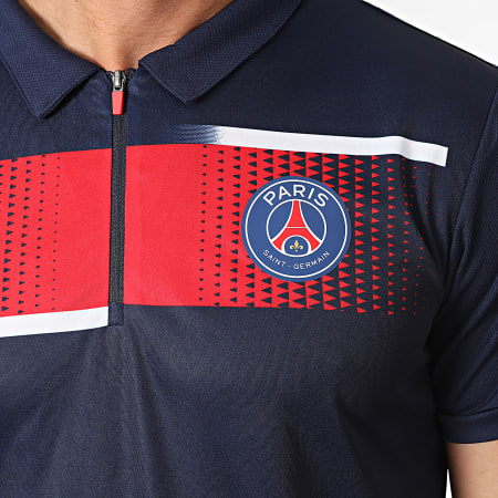 PSG - Polo manica corta Paris Saint-Germain P15376C-CL02 blu navy