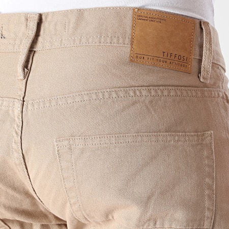 Tiffosi - Pantalón corto vaquero regular 10054416 Beige