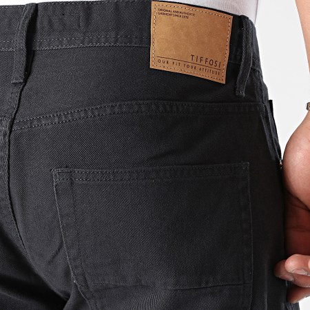 Tiffosi - Pantaloncini Jean dal taglio regolare 10054416 Nero