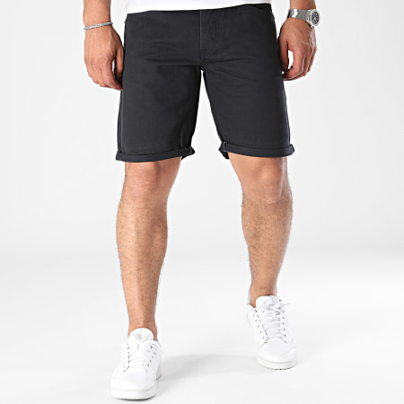 Tiffosi - Regular Fit Jean Shorts 10054416 Zwart