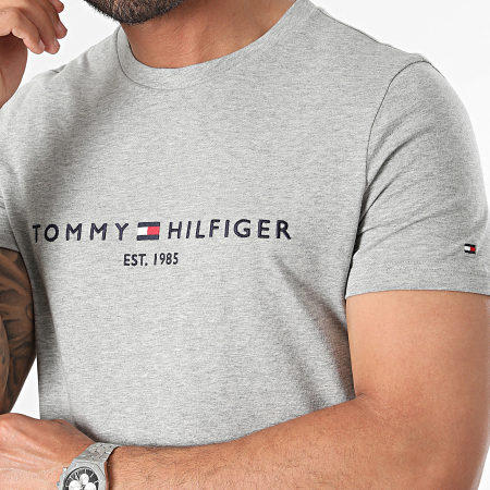 Tommy Hilfiger - Tee Shirt Core Tommy Logo 1465 Heather Grey