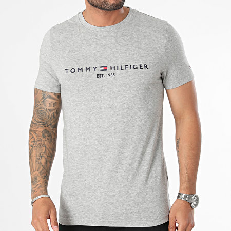 Tommy Hilfiger - Camiseta Tommy Core Logo 1465 Heather Grey