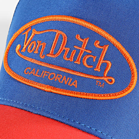Von Dutch - VD-1-CT Cappello Trucker Blu Reale Arancione
