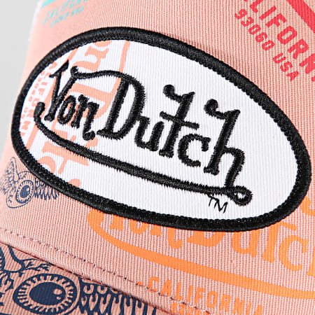 Von Dutch - Casquette Trucker VD-1-CT Rose Blanc