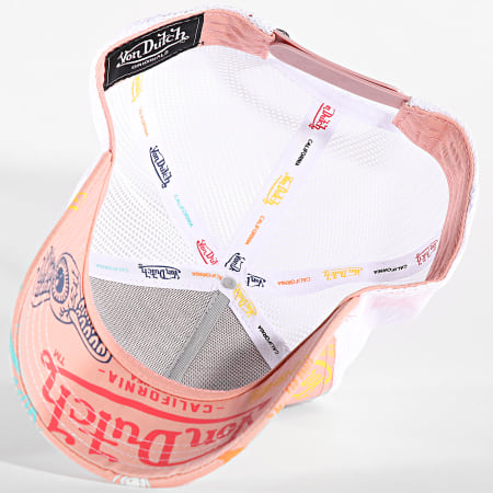 Von Dutch - Casquette Trucker VD-1-CT Rose Blanc