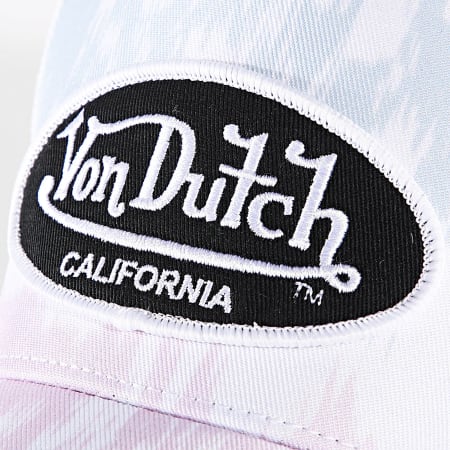 Von Dutch - Gorra Trucker Vibes Blanco Gris Rosa