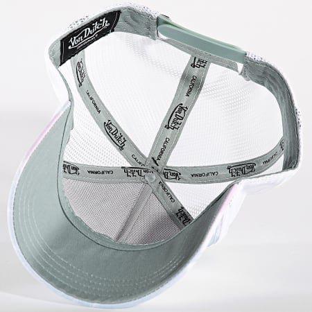 Von Dutch - Cappello Trucker Vibes Bianco Grigio Rosa