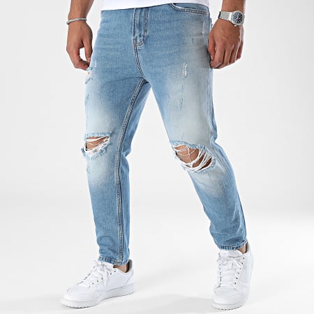 2Y Premium - Jeans slim Deniml Blue Wash