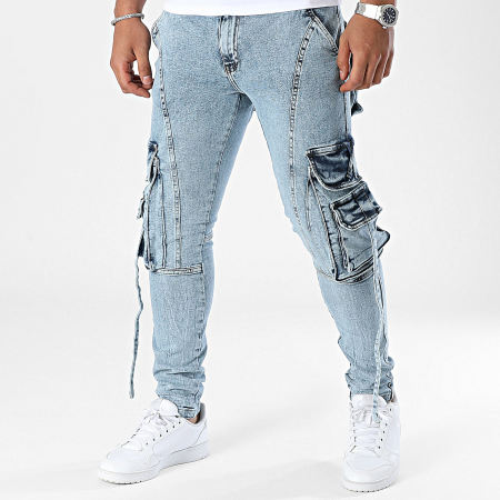 2Y Premium - Blauwe Denim Slim Jeans