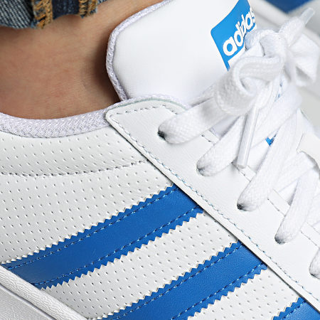 Adidas Originals - Cestini Superstar IF3652 Calzature Bianco Blu Uccello