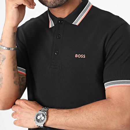 BOSS - Polo Manches Courtes Paddy 50469055 Noir